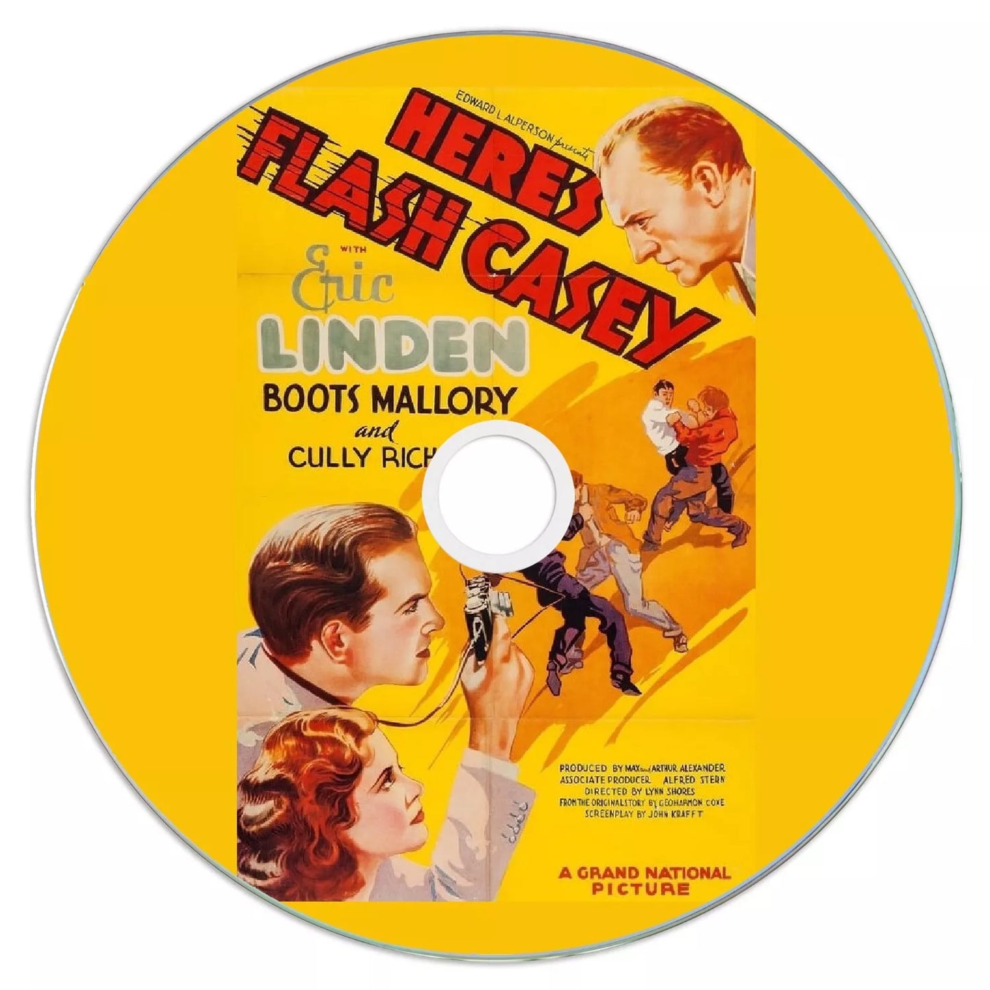 Here's Flash Casey (1938) Public Domain DVD