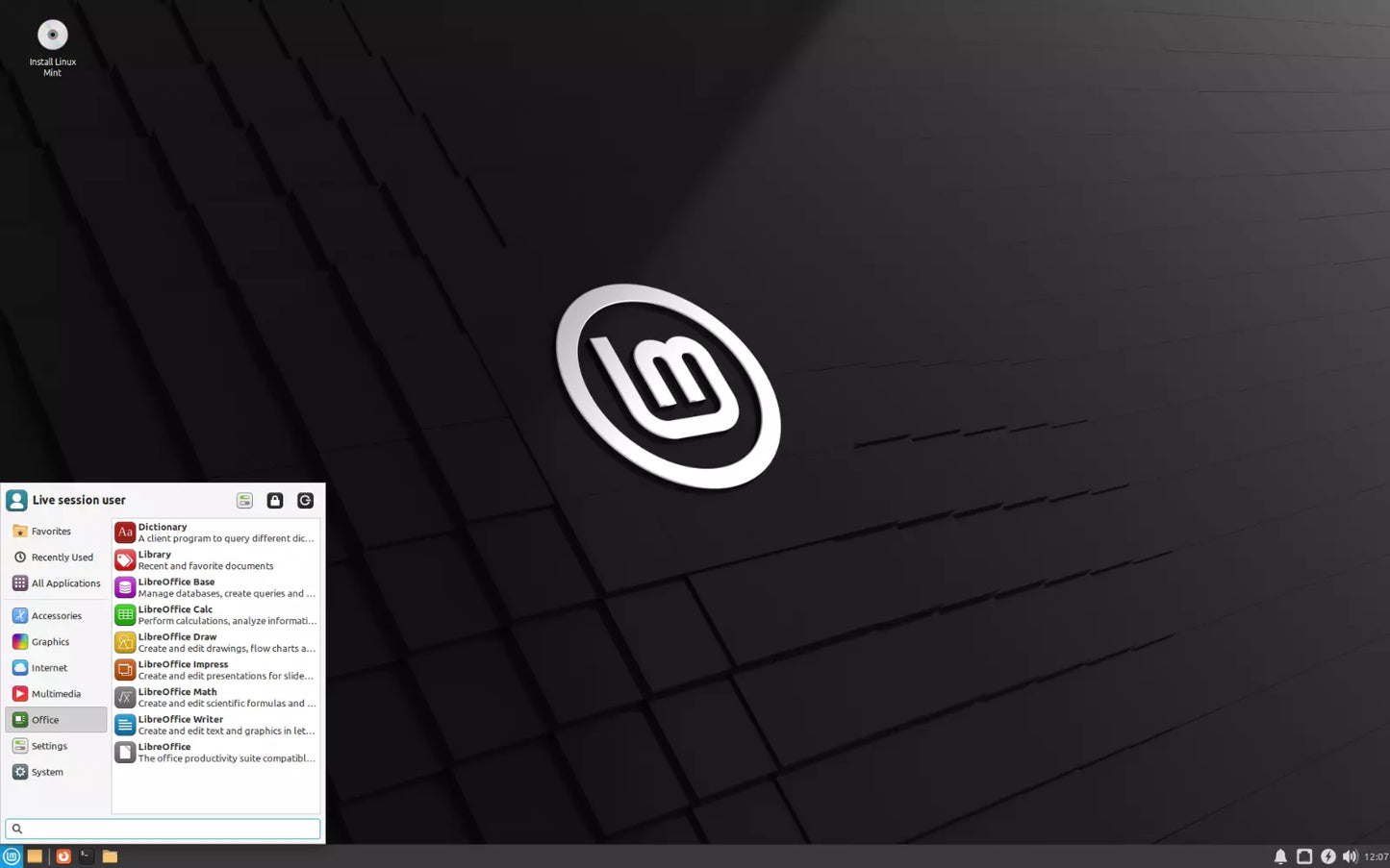 Linux Mint 21.1 "Vera" Xfce 64bit Edition DVD