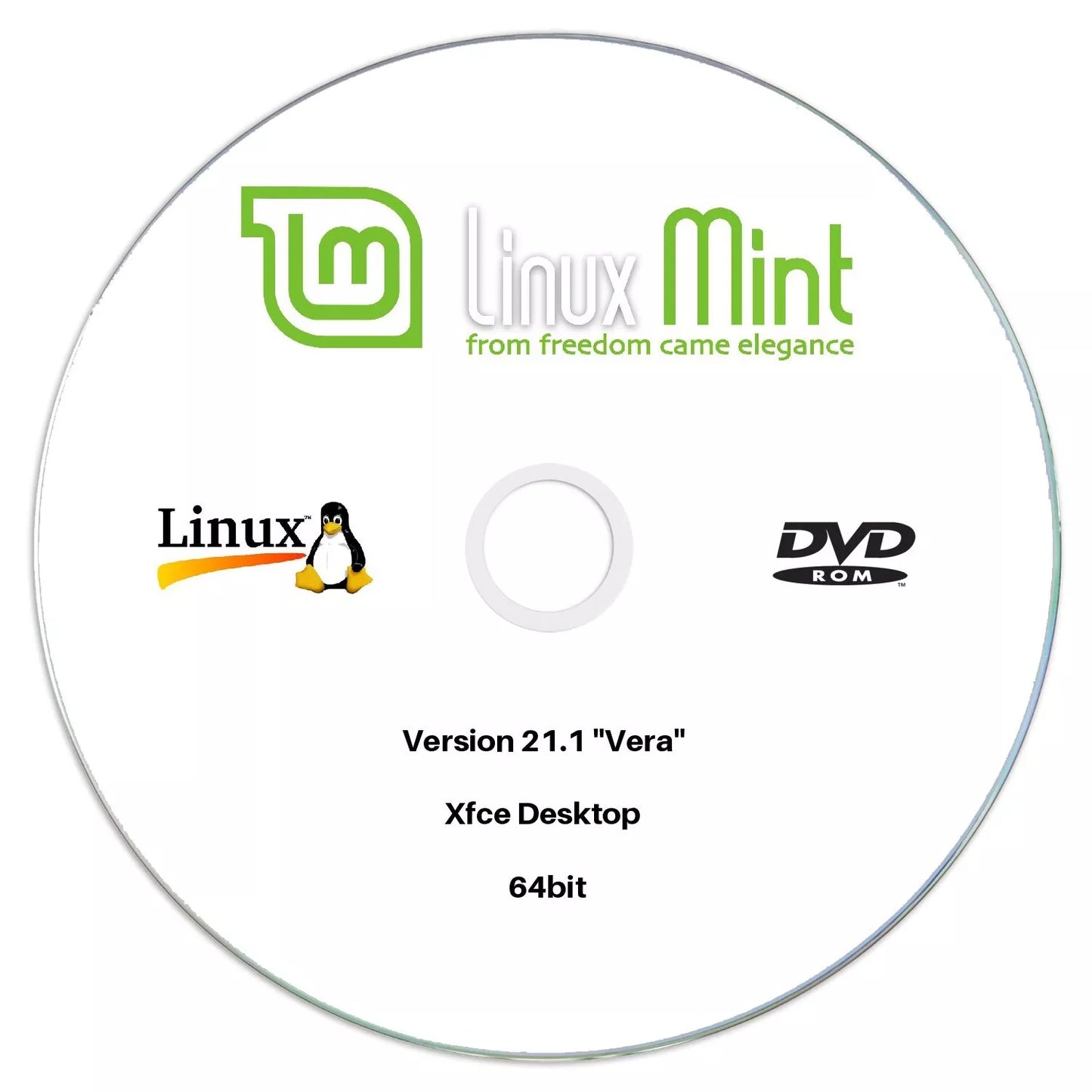 Linux Mint 21.1 "Vera" Xfce 64bit Edition DVD