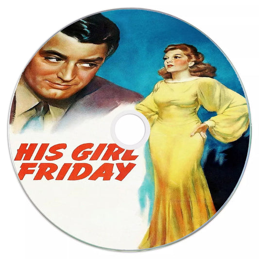 His Girl Friday (1940) Public Domain DVD