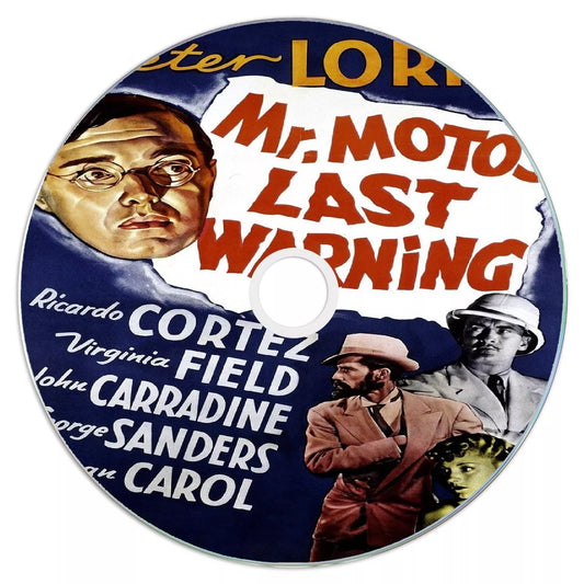 Mr. Moto's Last Warning (1939) Public Domain DVD