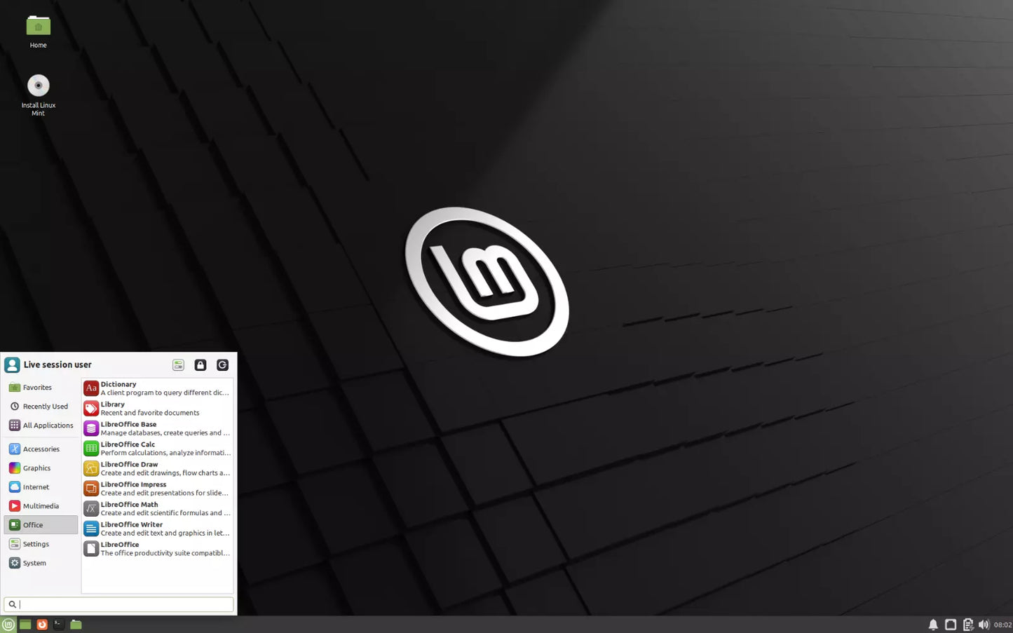 Linux Mint 21 "Vanessa" Xfce 64bit Edition DVD